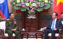 Chủ tịch nước tiếp Bộ trưởng Quốc phòng Lào