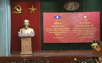Tổng Bí thư, Chủ tịch nước Lào phát biểu tại Học viện Chính trị Quốc gia Hồ Chí Minh