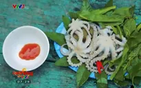 Thưởng thức vị ngon khó cưỡng của món ruốc luộc lá ổi