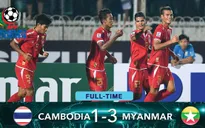 AFF Suzuki 2016, Myanmar 3-1 Campuchia: Chủ nhà thắng ấn tượng, Campuchia chính thức bị loại