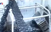 Chập điện, nhà nội trú của học sinh bị cháy rụi