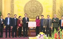 Đại tướng Trần Đại Quang chúc Tết Đảng bộ, nhân dân tỉnh Ninh Bình