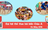 Lịch tường thuật trực tiếp Đại hội thể thao bãi biển châu Á 2016 trên sóng VTV