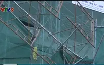 Sập giàn giáo công trình xây dựng tại Nha Trang
