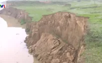 Khai thác cát trái phép làm mất đất canh tác
