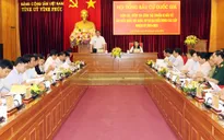 Kiểm tra công tác bầu cử tại Phú Thọ và Vĩnh Phúc