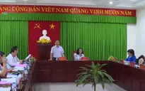 Đồng chí Trương Thị Mai làm việc tại Sóc Trăng