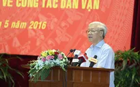 Dư luận đồng tình, hưởng ứng bài phát biểu của Tổng Bí thư về công tác dân vận