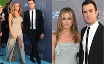 Jennifer Aniston khoe chân thon, tình tứ bên chồng