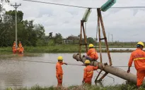Nhiều địa phương được cấp điện trở lại sau bão