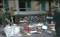 Quảng Bình: Tiêu hủy gần 1 tạ pháo các loại