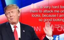 Ông Donald Trump thấy mình "quá đẹp trai"