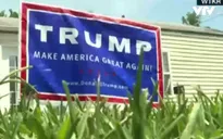 Biển hiệu ủng hộ ứng viên Donald Trump bị ăn cắp nhiều nhất