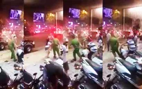 Tạm đình chỉ công tác Thiếu úy công an túm tóc một phụ nữ