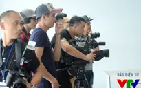 Ê-kíp Hoa hậu Biển Việt Nam tất bật trước đêm bán kết