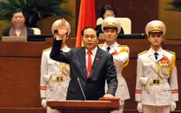 Giây phút tân Chủ tịch nước Trần Đại Quang tuyên thệ nhậm chức