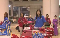 ĐT Indonesia đã có mặt tại Việt Nam, sẵn sàng cho VTV CUP 2016 - Tôn Hoa Sen