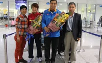 ĐT bóng đá nữ về đến Việt Nam sau vòng loại Olympic 2016