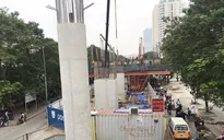 Dự án đường sắt đô thị Nhổn - ga Hà Nội chậm tiến độ gây bức xúc