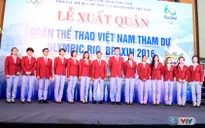 VIDEO: Lễ xuất quân Đoàn Thể thao Việt Nam tham dự Thế vận hội Olympic Rio 2016