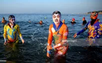 Facekini - Kiểu đồ bơi phổ biến tại Trung Quốc