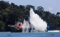 Indonesia đánh chìm nhiều tàu cá nước ngoài