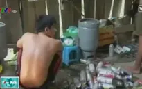 Bến Tre: Bắt vụ sang chiết bình gas mini số lượng lớn