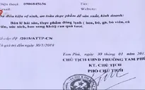 TP. HCM: Xử lý trách nhiệm cán bộ phường ký giấy sai thẩm quyền