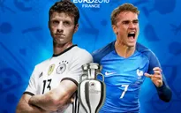 Con số thống kê trước trận bán kết EURO 2016: Pháp – Đức (2h00 ngày 8/7 trên VTV3 & VTV9)