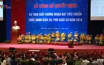 Hơn 700 người đạt chuẩn Giáo sư, Phó Giáo sư năm 2016