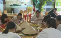 Các VĐV hài lòng với công tác hậu cần của BTC VTV Cup 2016 - Tôn Hoa Sen