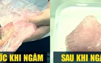 Hóa chất công nghiệp "phù phép" thịt ôi thiu thành thịt tươi bày bán tràn lan