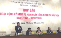 THTT lễ kỷ niệm 70 năm ngày tổng tuyển cử đầu tiên (08h30, 06/01, VTV1)