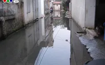 Hà Nội: Gần 100 hộ dân sống trong cảnh nước cống hôi thối ngập quanh năm