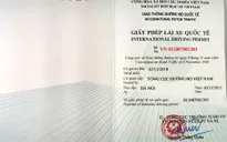 Thu hồi GPLX quốc tế trong 3 năm với người có hành vi gian lận