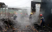 Quảng Ninh: Cháy xưởng gỗ, thiệt hại hàng trăm triệu đồng