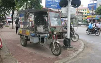 Nhiều lái xe ba bánh tự chế không phải là thương, bệnh binh