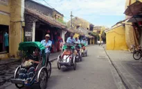 Cấm xích lô vào phố cổ Hội An theo giờ