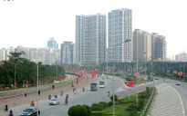 Thủ đô Hà Nội rực rỡ cờ hoa chào mừng Đại hội Đảng