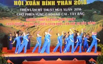 Tái hiện chợ phiên Lào Cai ở 'Hội Xuân Bính Thân'