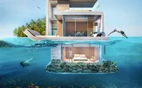 Căn hộ độc đáo nửa chìm nửa nổi ở Dubai