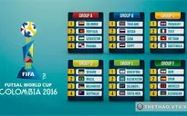 Futsal World Cup 2016: Việt Nam cùng bảng Italia, Paraguay và Guatemala