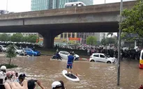 Đề phòng mưa dông, ngập lụt nội thành Hà Nội