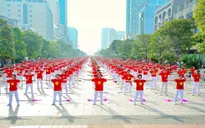 Gần 2.500 người đồng diễn thể dục dưỡng sinh