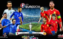 EURO 2016 vòng 1/8, Italy – Tây Ban Nha: Bại binh phục hận?! (23h00 trên VTV6 & VTV6HD)