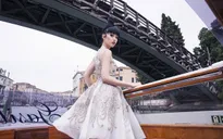 Jessica Minh Anh biến con tàu khổng lồ AIDAluna thành sàn diễn thời trang