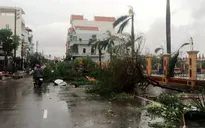 Bão số 1 đổ bộ vào Nam Định, gây mất điện trên diện rộng
