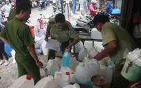 Tổng kiểm tra các cửa hàng kinh doanh hóa chất tại chợ Kim Biên