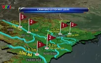 Lũ lên cao tại khu vực Bắc Bộ, Bắc Trung Bộ sau bão số 3
