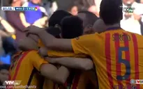 Barca sớm chọc thủng lưới Malaga từ rất sớm